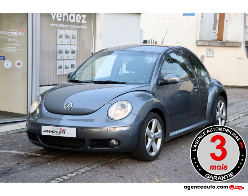 Compra de Coches Usados, Coches Usados Baratos %'|'% Agence Auto Volkswagen New beetle Ph3 1.9 TDI 105 Carat BVM5 (Origine France & 2ème Main, Sièges Cuir & Chauffants) Gris Año 2007 Manuelle Diesel